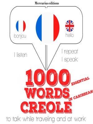 cover image of 1000 essential words in Caribbean Creole